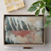 抽象芸術クリスマスツリー8水色 薄葉紙 (ギフト)