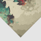 抽象芸術クリスマスツリー9水彩 薄葉紙 (詳細)