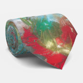 抽象芸術クリスマスデコレーションホリデー ネクタイ (ロール)