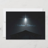 抽象芸術クリスマス出生安定星 シーズンカード (正面)