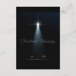 抽象芸術クリスマス出生安定星 招待状