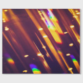 抽象芸術クリスマス金ゴールドはキラキラまたはグリッターライト。Chr ラッピングペーパー (フラット)