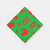 抽象芸術クリスマス雰囲気デザイン紙ナプキン スタンダードランチョンナプキン (角)