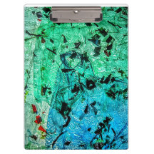 抽象芸術クリップボード，リサイクルプラスチックのアイロンカラー