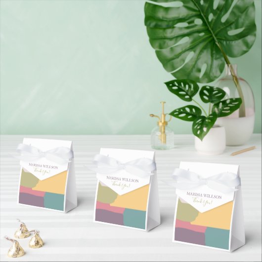 抽象芸術クリーミーな夏の色スプラッシュありがとう フェイバーボックス (複数)