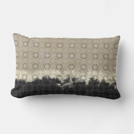 抽象芸術クリーム、グレー、ブロンズヴィンテージパターン アウトドアクッション