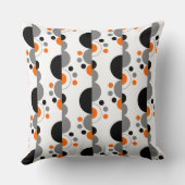 抽象芸術クレセント01 – オレンジ クッション (裏面)