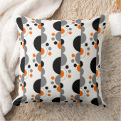 抽象芸術クレセント01 – オレンジ クッション (ブランケット)