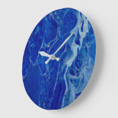 抽象芸術クロック流体注アクリルデザイン ラージ壁時計 (傾斜)
