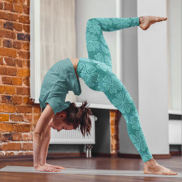 抽象芸術クローバーズパターンセントパトリックの日 レギンス