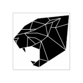 抽象芸術クーガーのヘッドアートスタンプ ラバースタンプ (インプリント)