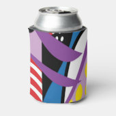 抽象芸術クーラーボックス 缶クーラー (缶裏面)