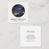 抽象芸術クール天月と星 スクエア名刺 (正面/裏面)