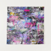 抽象芸術グカラフルロ絵を描ン タペストリー (正面(横))