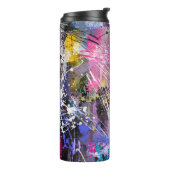 抽象芸術グカラフルロ絵を描ン タンブラー (回転左)