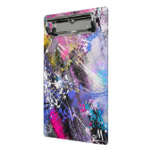 抽象芸術グカラフルロ絵を描ン ミニクリップボード (アングル2)