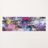 抽象芸術グカラフルロ絵を描ン ヨガマット (裏面(横))