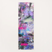 抽象芸術グカラフルロ絵を描ン ヨガマット (正面)