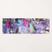 抽象芸術グカラフルロ絵を描ン ヨガマット (正面(横))