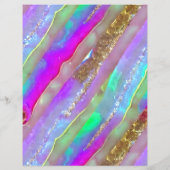 抽象芸術グラスアートスクラップブック紙 (裏面)