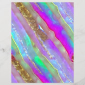 抽象芸術グラスアートスクラップブック紙 (正面)