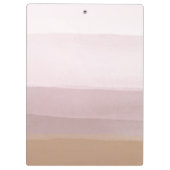 抽象芸術グラデーション水色のストライプ薄紫 クリップボード (裏面)