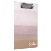 抽象芸術グラデーション水色のストライプ薄紫 クリップボード (右)