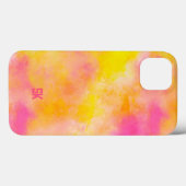 抽象芸術グラデーション発光パーソナライズされた喜び Case-Mate iPhoneケース (裏面 (横))