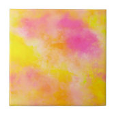 抽象芸術グラデーション発光喜び タイル (正面)