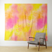 抽象芸術グラデーション発光喜び タペストリー (インサイチュ(横))