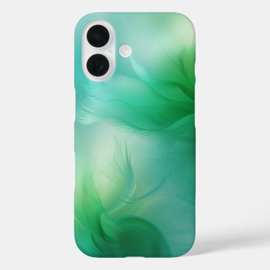 抽象芸術グラデーション緑と青 Case-Mate iPhoneケース (裏面)