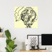 抽象芸術グラフィックのポスター ポスター (ホームオフィス)