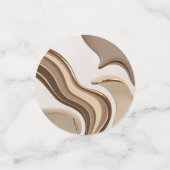 抽象芸術グラフィックの表スタイリッシュ紙吹雪 コンフェッティ (スモール正面)