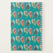 抽象芸術グラフィックカクタス吸肉パターン プランナー手帳 (裏面)