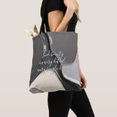 抽象芸術グラフィックスタイリッシュのトートバッグ トートバッグ (クローズアップ)