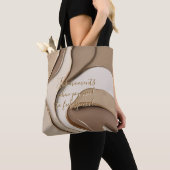 抽象芸術グラフィックスタイリッシュのトートバッグ トートバッグ (クローズアップ)