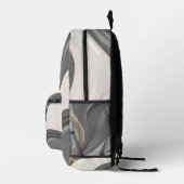 抽象芸術グラフィックスタイリッシュのバックパック プリントバックパック (右)