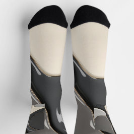 抽象芸術グラフィックスタイリッシュの靴下 ソックス