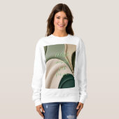 抽象芸術グラフィックスタイリッシュのSweatshirt スウェットシャツ (正面フル)