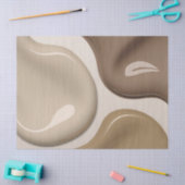 抽象芸術グラフィックスタイリッシュティッシュペーパー 薄葉紙 (クラフト)