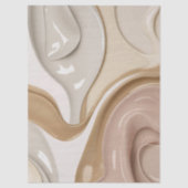 抽象芸術グラフィックスタイリッシュティッシュペーパー 薄葉紙 (正面)