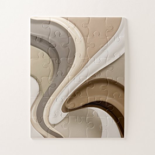 抽象芸術グラフィックスタイリッシュパズル ジグソーパズル (縦)