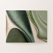 抽象芸術グラフィックスタイリッシュパズル ジグソーパズル (横)