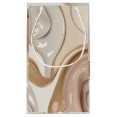 抽象芸術グラフィックスタイリッシュ抱き枕 スモールペーパーバッグ (裏面)