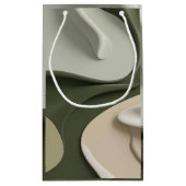 抽象芸術グラフィックスタイリッシュ抱き枕 スモールペーパーバッグ (裏面)