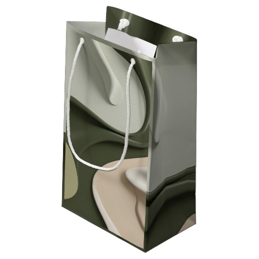 抽象芸術グラフィックスタイリッシュ抱き枕 スモールペーパーバッグ (裏面アングル)