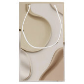 抽象芸術グラフィックスタイリッシュ抱き枕 スモールペーパーバッグ (裏面)