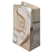 抽象芸術グラフィックスタイリッシュ抱き枕 スモールペーパーバッグ (正面アングル)