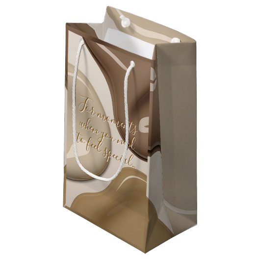 抽象芸術グラフィックスタイリッシュ抱き枕 スモールペーパーバッグ (正面アングル)