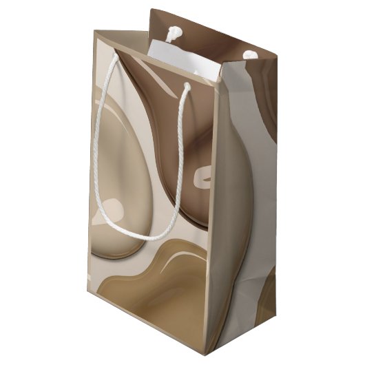 抽象芸術グラフィックスタイリッシュ抱き枕 スモールペーパーバッグ (裏面アングル)